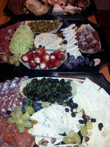 combinatieschotel vlees-kaas-olijven